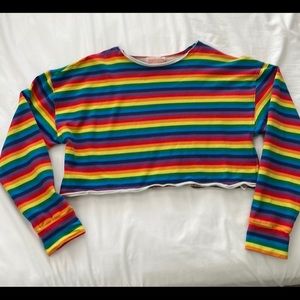 Urban Outfitters Rainbow Sweatshirt, woman’s XS